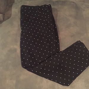 Old Navy Straight Leg Polka Dot Pants